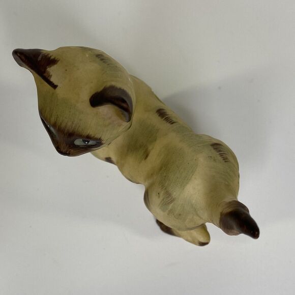 Vintage Siamese Cat Figurine Hand Painted Marked 1562 Lefton? 3" Kitty - Picture 6 of 11